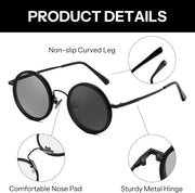 ÉÌƷͼƬ 3 | B0GG9HX9Z6 | FEISEDY Adjustable Polarized Round Sunglasses B0379
