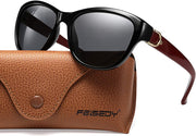 ÉÌƷͼƬ 13 | B07NXZ3WVF | FEISEDY Women Vintage Polarized Sunglasses Lady Elegant Cateye Sun Glasses B2476