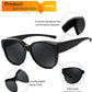 商品图片 17 | B0FRRT5Z37 | FEISEDY Fit Over Glasses Polarized Sunglasses, UV400 Protection for Driving & Outdoor Activities B0328