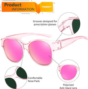 ÉÌƷͼƬ 4 | B0FRRPPHRW | FEISEDY Fit Over Glasses Polarized Sunglasses, UV400 Protection for Driving & Outdoor Activities B0328