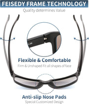 ÉÌƷͼƬ 39 | B09P11P3PC | FEISEDY Polarized Sports Sunglasses for Men Women, Classic Fishing Driving Cycling Goggles, UV400 Protection B2234