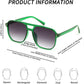 商品图片 100 | B09J8999GR | FEISEDY Retro Square Aviator Sunglasses Women Men 70s Vintage Trendy Plastic Frame Sun Glasses B2835