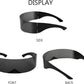 商品图片 4 | B08THY8CBQ | FEISEDY 80s Futuristic Cyclops Cyber Visor Sunglasses Men Women Punk Style Cosplay B2740
