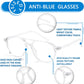 商品图片 11 | B0CY2LFJP7 | FEISEDY Blue Light Blocking Glasses Women Men Square Computer Lightweight Pilot Glasses Anti Eyestrain & UV Glare B0141