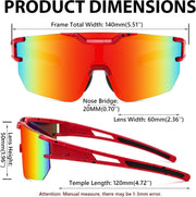 ÉÌƷͼƬ 7 | B0DBVLTVQD | FEISEDY Kids Sunglasses Youth Baseball Sun Glasses, UV400 Sports Cycling Softball Sunglasses for Adult Boys Girls B0227