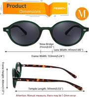 ÉÌƷͼƬ 127 | B0DTHVTKB5 | FEISEDY Retro Oval Sunglasses for Women 90s Narrow Round Lightweight Shades Y2k Trendy Sunnies B1171