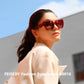 商品图片 27 | B0CNCTSQ2Z | FEISEDY Trendy Polarized Sunglasses, Oversized Irregular TR Frame for Women Men, Retro Shades UV400 B0016