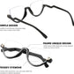 商品图片 4 | B0BK84HWH8 | FEISEDY Women Blue Light Blocking Glasses Fashion Half Frame Cat Eye Glasses Inlaid Diamond Anti Eyestrain B2995