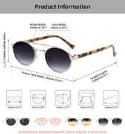 ÉÌƷͼƬ 28 | B0DRYKH1MV | FEISEDY Classic Trendy Oval Sunglasses Women Men Cute Small Shade Metal Frame Sunnies B0264