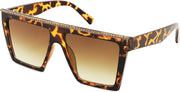 ÉÌƷͼƬ 4 | B0BQ2D8YFC | FEISEDY Oversized Square Sunglasses for Women Trendy Retro Big Sun Glasses Rhinestone Sunglasses B2347
