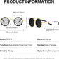 商品图片 34 | B0FK1DDVSV | FEISEDY Adjustable Sunglasses Polarized Men, Round Metal ND Filter B1400