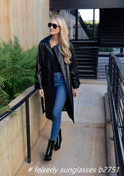 ÉÌƷͼƬ 65 | B0CB543WBD | FEISEDY Vintage Retro 70s Plastic Aviator Sunglasses Women Men Classic Large Squared Frame B2751