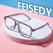 ÉÌƷͼƬ 83 | B0C6ZZXZ3F | FEISEDY Blue Light Glasses for Women Men Oversized Pilot Lightweight B2866
