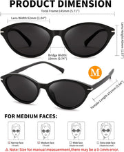 ÉÌƷͼƬ 5 | B0HBV67DG3 | FEISEDY Retro Polarized Cat Eye Sunglasses for Women Men UV400 B0466