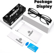 ÉÌƷͼƬ 7 | B0DNFH17R9 | FEISEDY Rectangular Blue Light Blocking Glasses for Women Men Vintage Stylish Computer Glasses Fake Nerd Eyewear Frame B0266