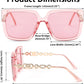 商品图片 47 | B08HVPGJW5 | FEISEDY Sunglasses Womens Trendy, Oversized Square Shades, Pearl Inlay Cat Eye Frame UV400 Protection B2625