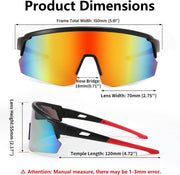 ÉÌƷͼƬ 7 | B0CSDCDBR7 | FEISEDY Cycling Sunglasses for Men Women, Sports Glasses for Youth Running Baseball Shades UV400 Protection B0108