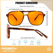 ÉÌƷͼƬ 41 | B0GCVQFPW9 | FEISEDY Blue Light Glasses for Computer Gaming Anti Eyestrain Glasses G2835