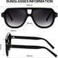 商品图片 27 | B0H1WK6BZT | FEISEDY Retro Aviator Polarized Sunglasses Men Women Trendy Square B0433