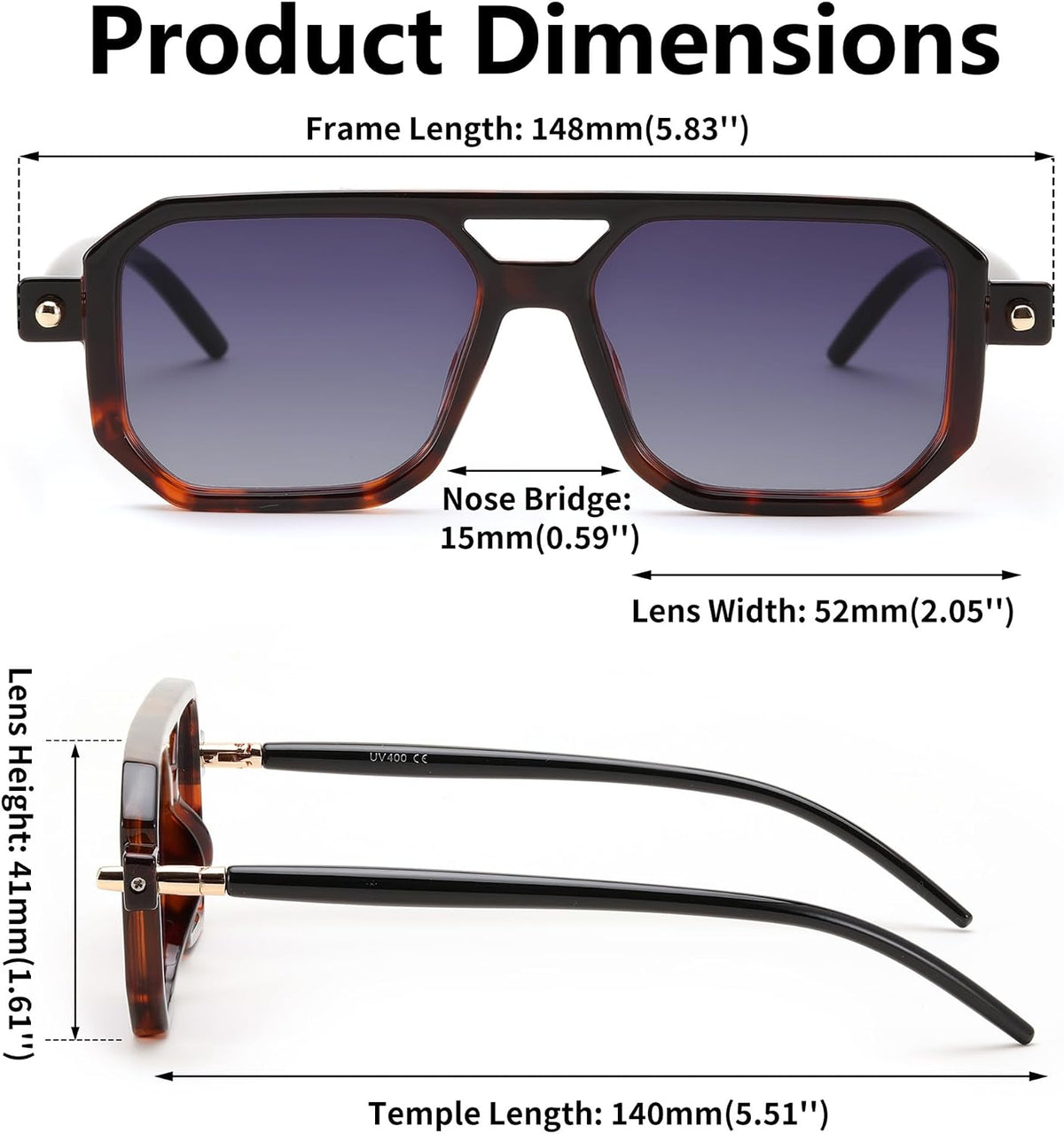 ÉÌƷͼƬ 150 | B09YTJ4FQZ | FEISEDY Vintage Square 70s Flat Aviator Sunglasses Women Men Classic Retro Stylish Frame UV400 Sunglasses B2622