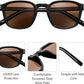 商品图片 3 | B0FHKKRN89 | FEISEDY Retro Square Sunglasses Women Men Vintage Trendy Shades UV400 Protection B0306