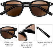 ÉÌƷͼƬ 3 | B0FHKKRN89 | FEISEDY Retro Square Sunglasses Women Men Vintage Trendy Shades UV400 Protection B0306