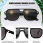 商品图片 12 | B0DSH2BVX5 | FEISEDY Polarized Aviator Sunglasses Men Women, Retro 70s Style Design - UV400 Protection, Driving & Daily Wear B0203