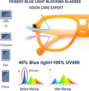 ÉÌƷͼƬ 15 | B0CFFB9X5W | FEISEDY Aviator Frame Glasses for Women Men Blue Light Blocking Glasses Anti Glare Computer Eyeglasses B0039