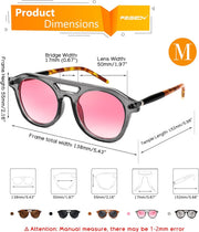 ÉÌƷͼƬ 12 | B0CHBBJ1H1 | FEISEDY Retro Square Aviator Sunglasses Womens Mens Trendy 70s Vintage Stylish Frame UV400 Sun Glasses B0051