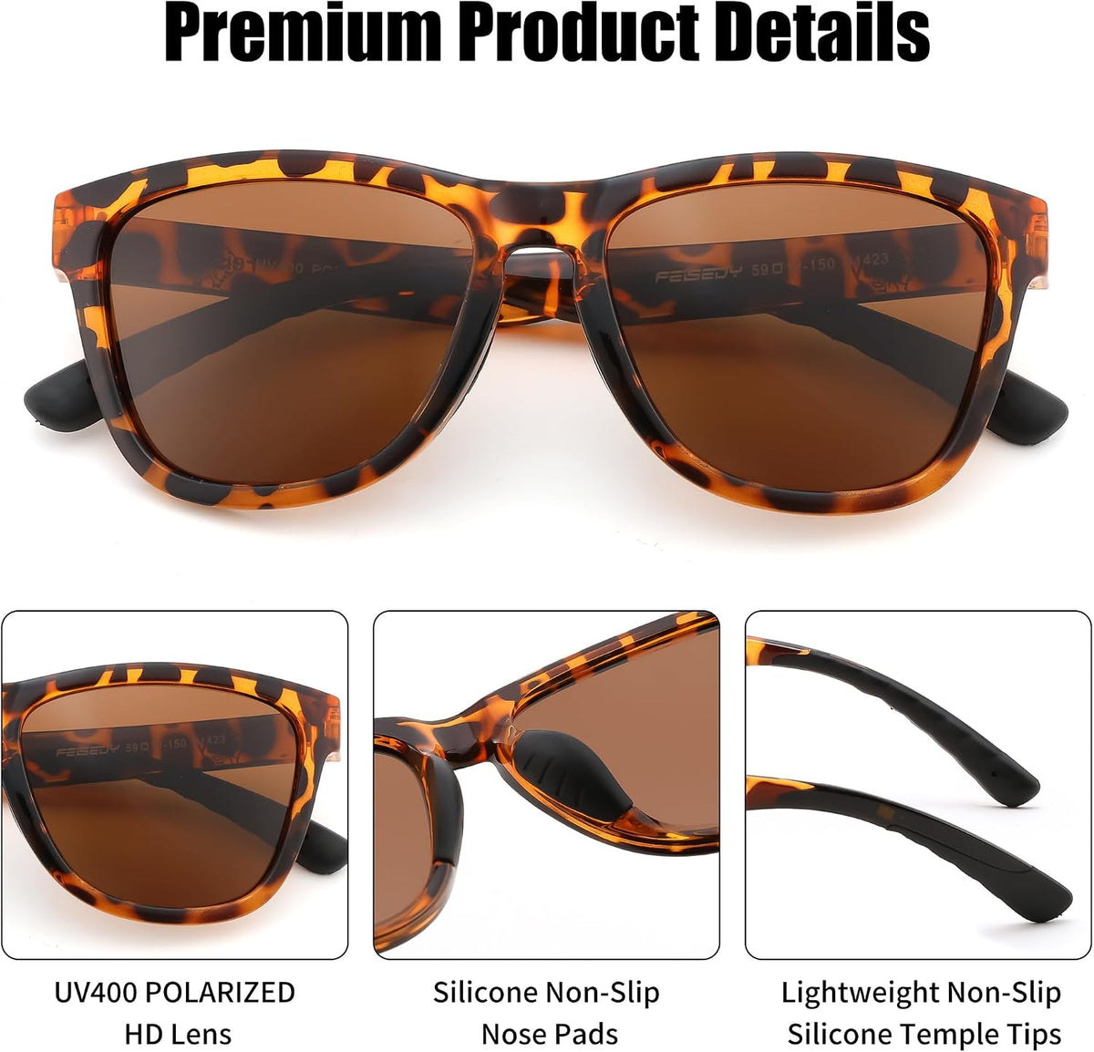 商品图片 42 | B0HFJF1ZXG | FEISEDY Polarized Sunglasses Women Men Sports Lightweight Sun Glasses B1423