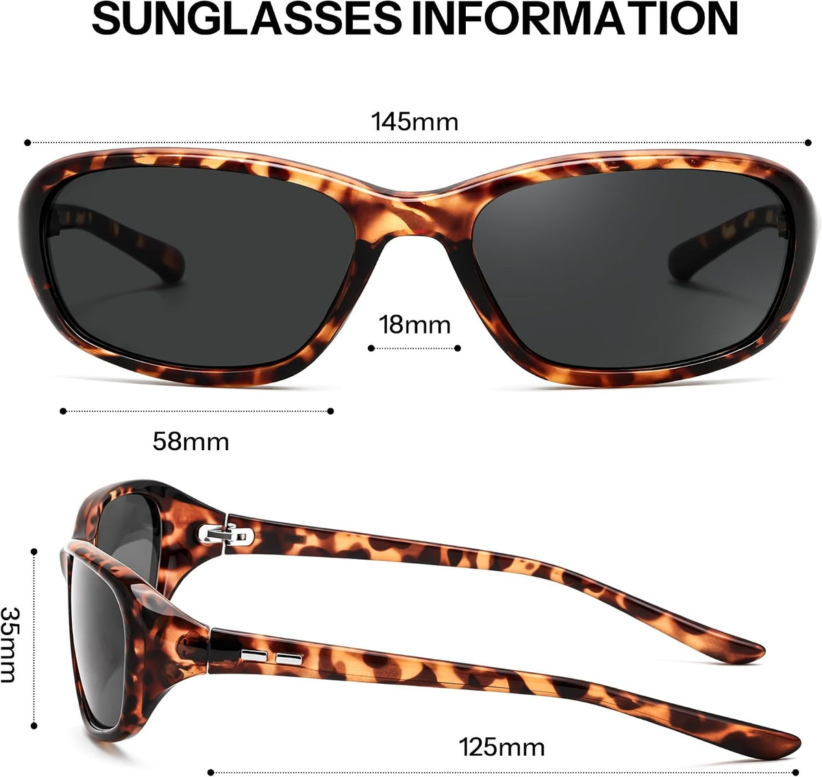 商品图片 16 | B0GLGJQXJW | FEISEDY Y2K Bug Eye Cat Eye Oval Sunglasses for Women Men B0407 | Ultra-lightweight, UV400 protection, Versatile & Chic, Petite faces