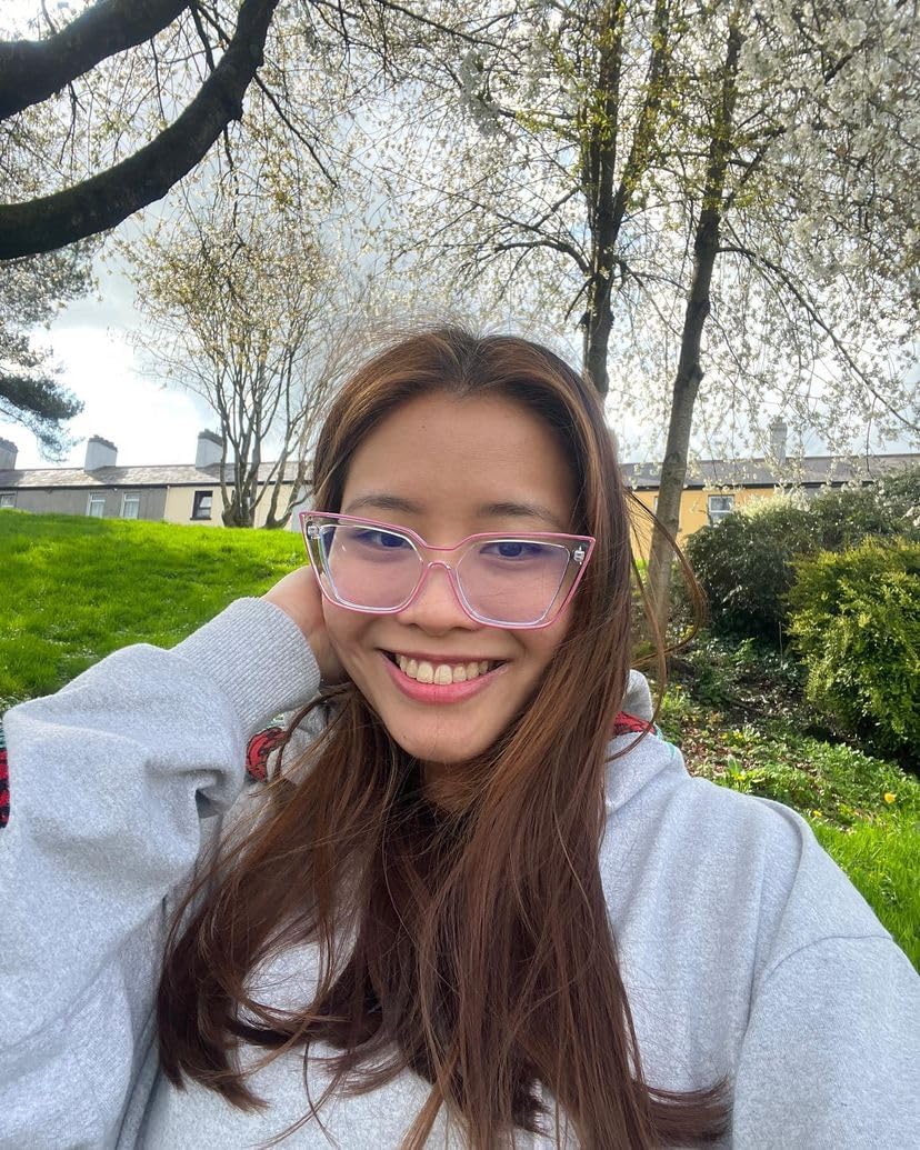 ÉÌƷͼƬ 26 | B0BHT5M418 | FEISEDY Women Cat Eye Blue Light Blocking Glasse Frame Fake Nerd Clear Square Computer Eyewear Anti Eyestrain B2353
