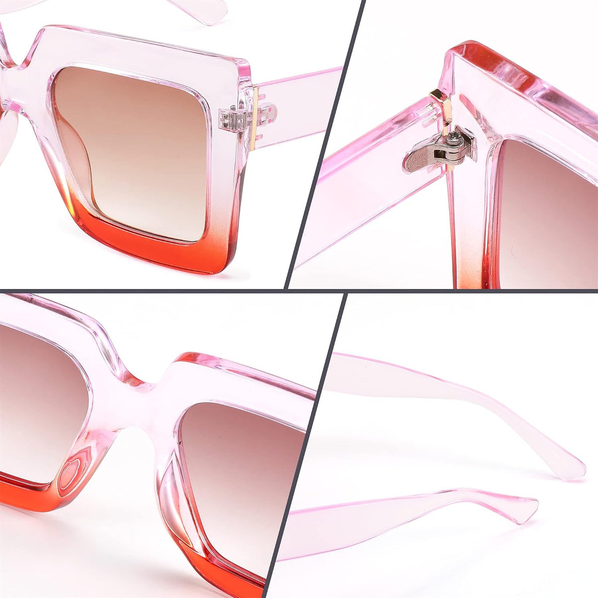 ÉÌƷͼƬ 10 | B0BZRNQQL1 | FEISEDY Oversized Square Sunglasses for Women Fashion Shades Luxury Big Sun Glasses UV400 Protection B2380