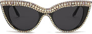 ÉÌƷͼƬ 9 | B0BZ7YMM4F | FEISEDY Oversized Women Cat Eye Rhinestone Sunglasses Costume Party B2360