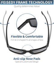 ÉÌƷͼƬ 27 | B09P11P3PC | FEISEDY Polarized Sports Sunglasses for Men Women, Classic Fishing Driving Cycling Goggles, UV400 Protection B2234
