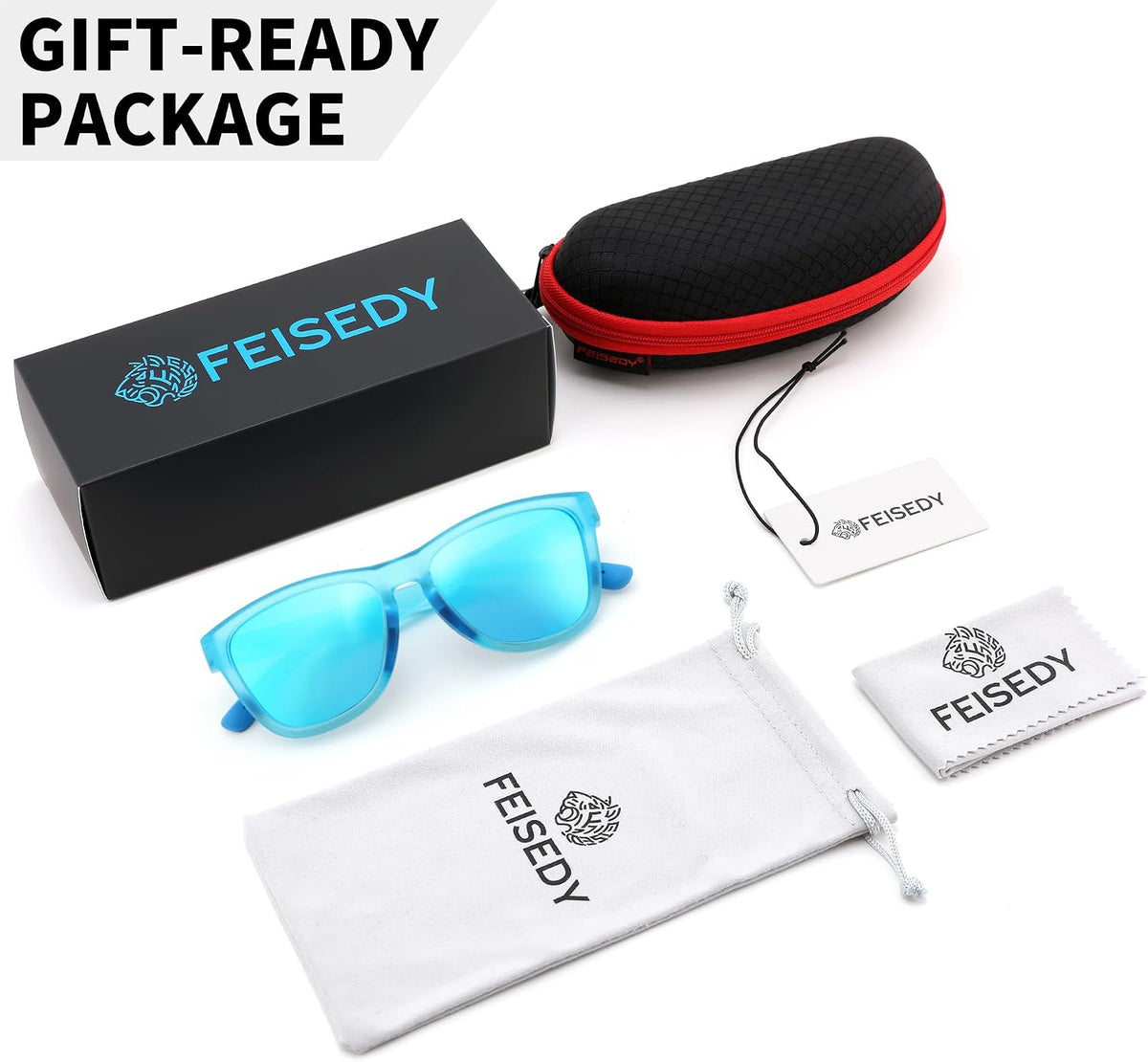 商品图片 37 | B0HFJF1ZXG | FEISEDY Polarized Sunglasses Women Men Sports Lightweight Sun Glasses B1423