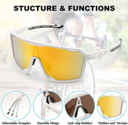 ÉÌƷͼƬ 24 | B0D2XDTT5X | FEISEDY Sports Cycling Sunglasses for Men Women, UV400 Protection Baseball Running Fishing Biking B0168