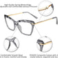 商品图片 11 | B07FR6SSY6 | FEISEDY Cat Eye Glasses Frame Clear Lenses Lightweight Eyewear for Women B2440
