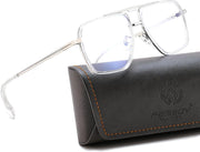 ÉÌƷͼƬ 14 | B0HJH5CP7F | FEISEDY Metal Blue Light Aviator Glasses for Women Men B0491