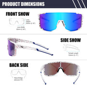 ÉÌƷͼƬ 6 | B0DK3GLVV6 | FEISEDY Cycling Glasses Sports Sunglasses for Men Women, Lightweight TR90 Frame UV400 MTB Running Fishing Baseball B0224