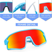 ÉÌƷͼƬ 12 | B0D73JNPNN | FEISEDY Kids Sunglasses Polarized Youth Baseball Sunglasses Sports Cycling Glasses for Boys Girls Age 4-8 B0183