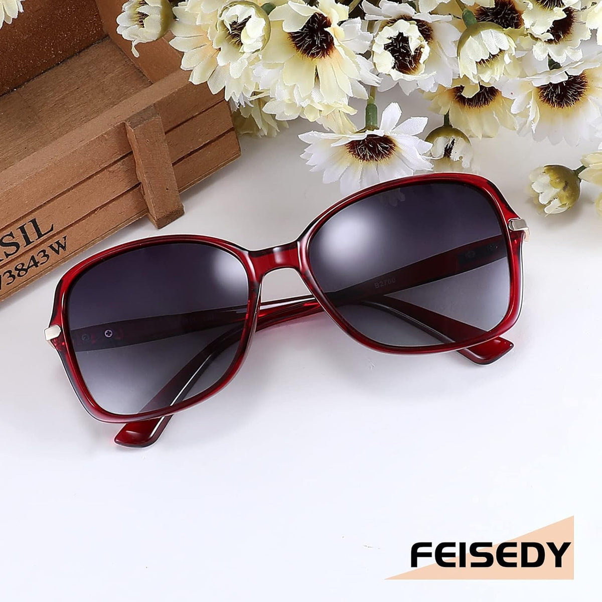 ÉÌƷͼƬ 46 | B09KC567VY | FEISEDY Womens Polarized Sunglasses UV400 Anti Glare Fashion Shades