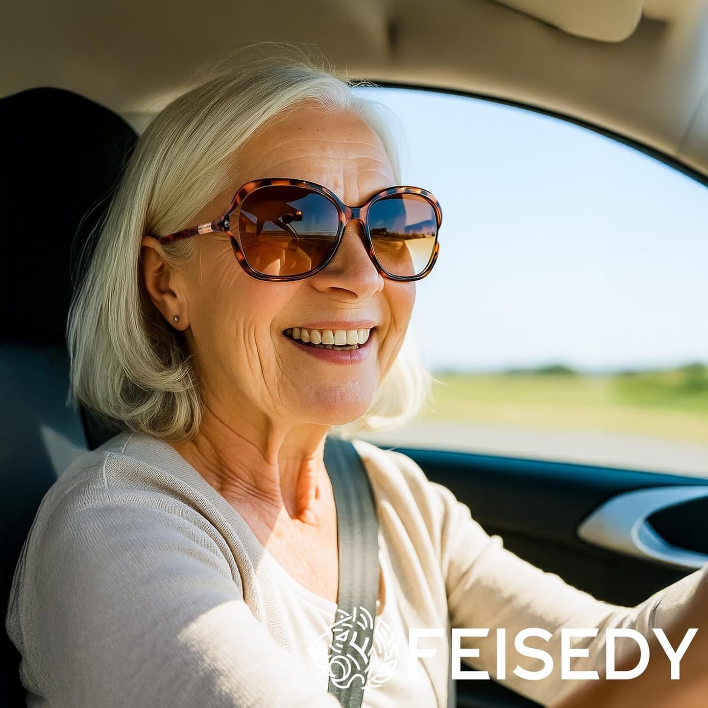 商品图片 21 | B0F8N9H1N8 | FEISEDY Fashion Bifocal Reader Sunglasses, Butterfly Reading Glasses B0286
