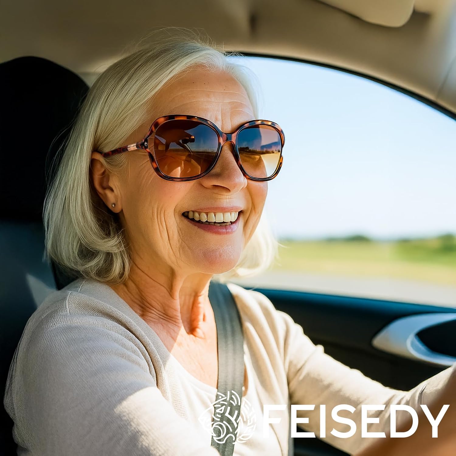 商品图片 21 | B0F8N9H1N8 | FEISEDY Fashion Bifocal Reader Sunglasses, Butterfly Reading Glasses B0286