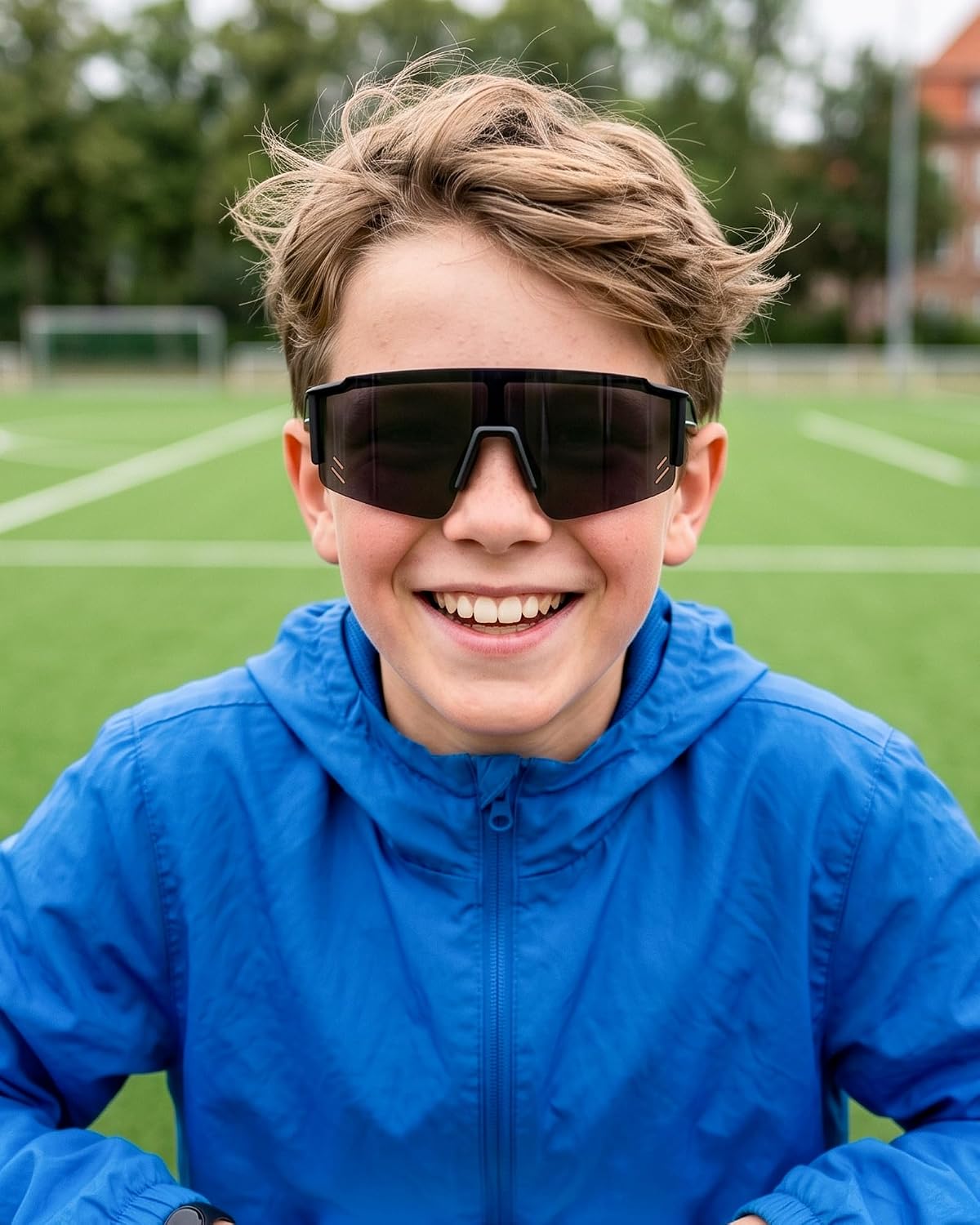 ÉÌƷͼƬ 53 | B0CCJ9N8C5 | FEISEDY Kids Sports Sunglasses UV400 for Youth, Ages 8-16 B0048