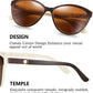 商品图片 4 | B07VB227XS | FEISEDY Classic Cateye Polarized Sunglasses for Women 100% UV Protection B2512