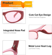 ÉÌƷͼƬ 19 | B0DHWVFXXY | FEISEDY Retro Oval Sunglasses UV400 Protection Retro Y2K Sunglasses B0234
