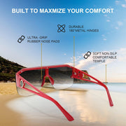 ÉÌƷͼƬ 67 | B09L4V27YS | FEISEDY Square Oversized Sunglasses for Men Women Flat Top B2765