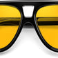 商品图片 20 | B0H1WK6BZT | FEISEDY Retro Aviator Polarized Sunglasses Men Women Trendy Square B0433