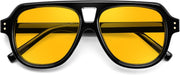 ÉÌƷͼƬ 20 | B0H1WK6BZT | FEISEDY Retro Aviator Polarized Sunglasses Men Women Trendy Square B0433